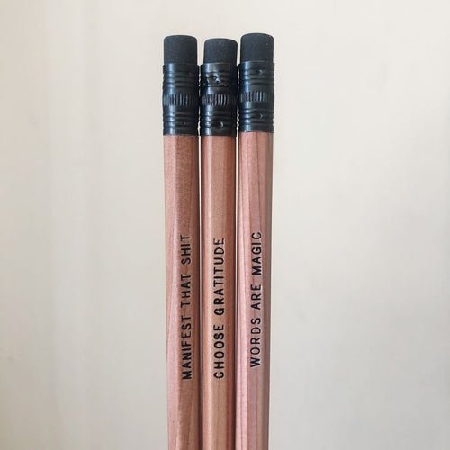 Affirmation Pencil Bundle