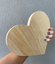 Load image into Gallery viewer, Wooden Heart (Unfinished Wood)