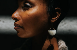 Sofie · Minimalist Semicircle Earring