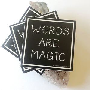 "Words are Magic" Sticker