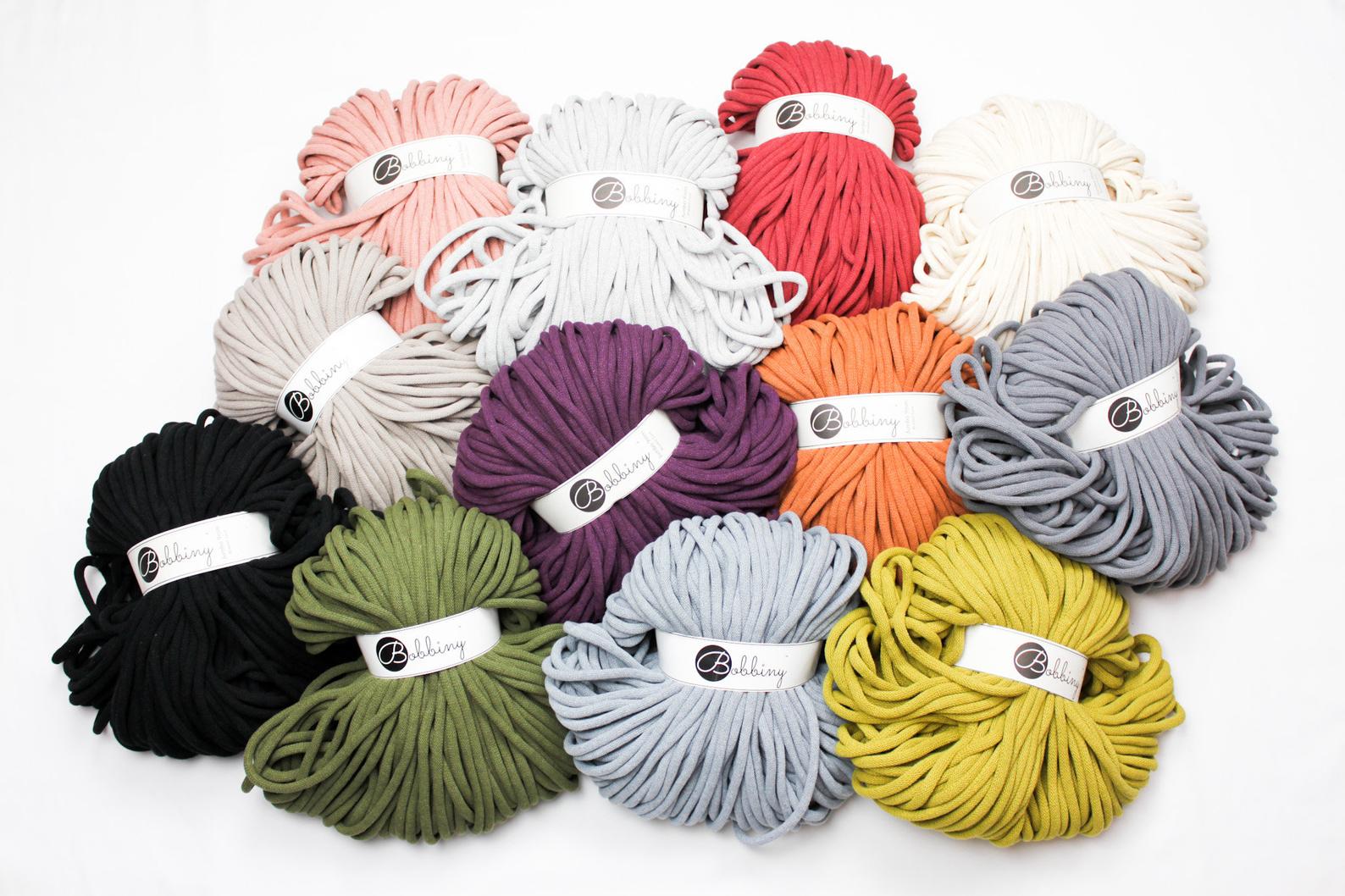 Bobbiny Jumbo 9mm Cotton Braided Macrame Cord (30m) - These Hands Makers Collective