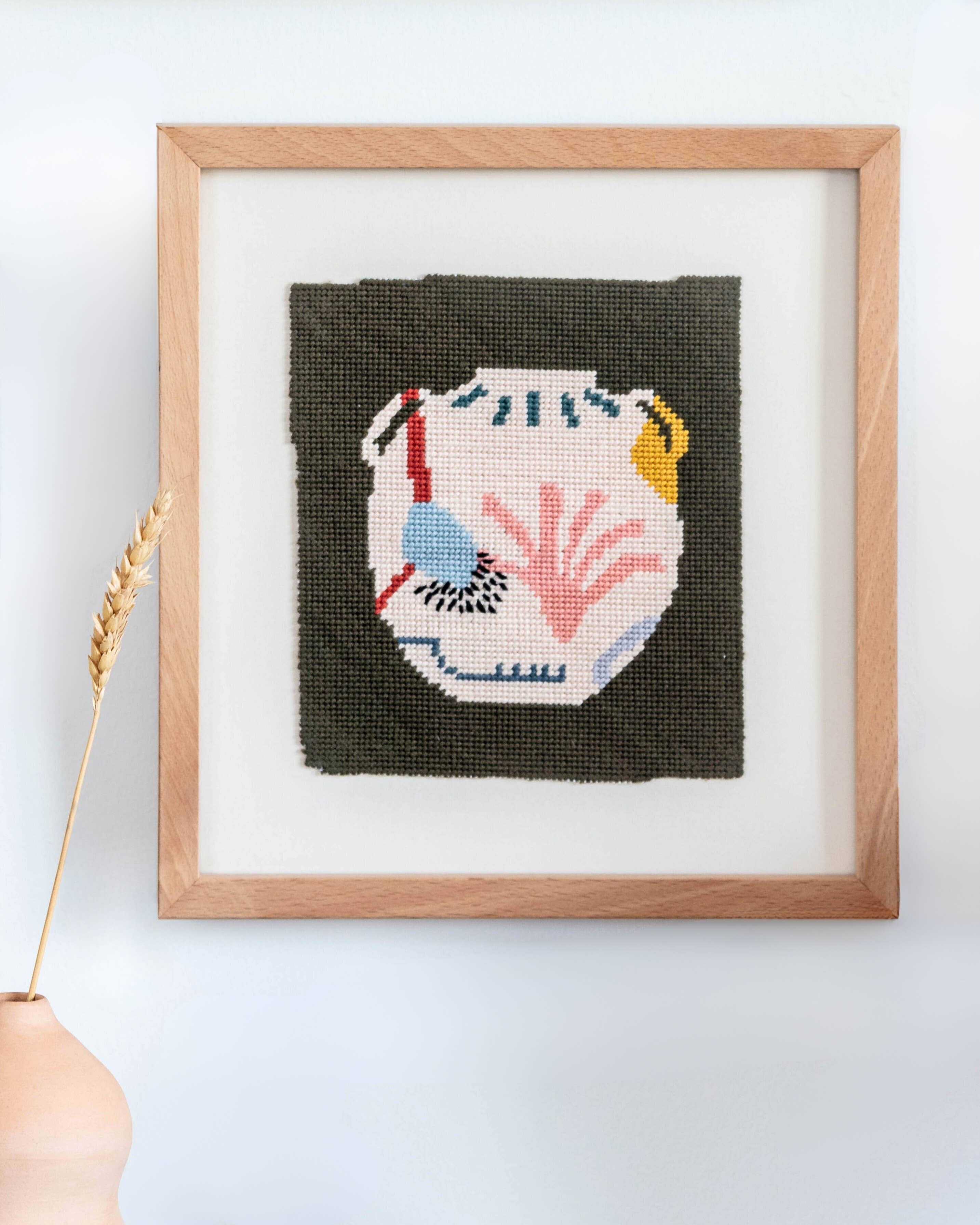 Clay Belly Needlepoint Kit | DIY Embroidery