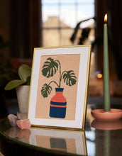 Load image into Gallery viewer, Wool and the Gang Monstera Needlepoint Kit