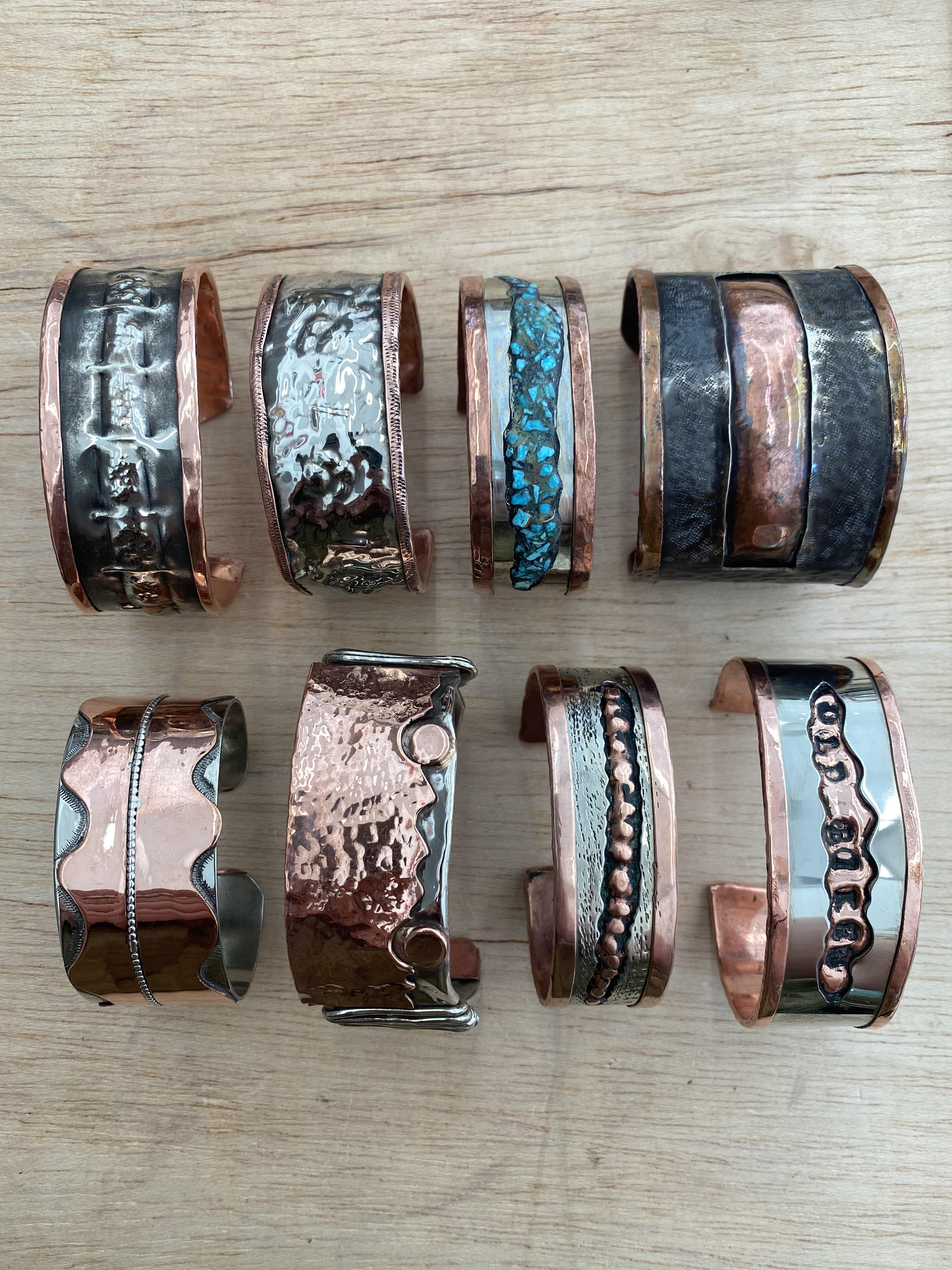 Copper and Nickel Cuffs by John Meyer - These Hands Makers Collective