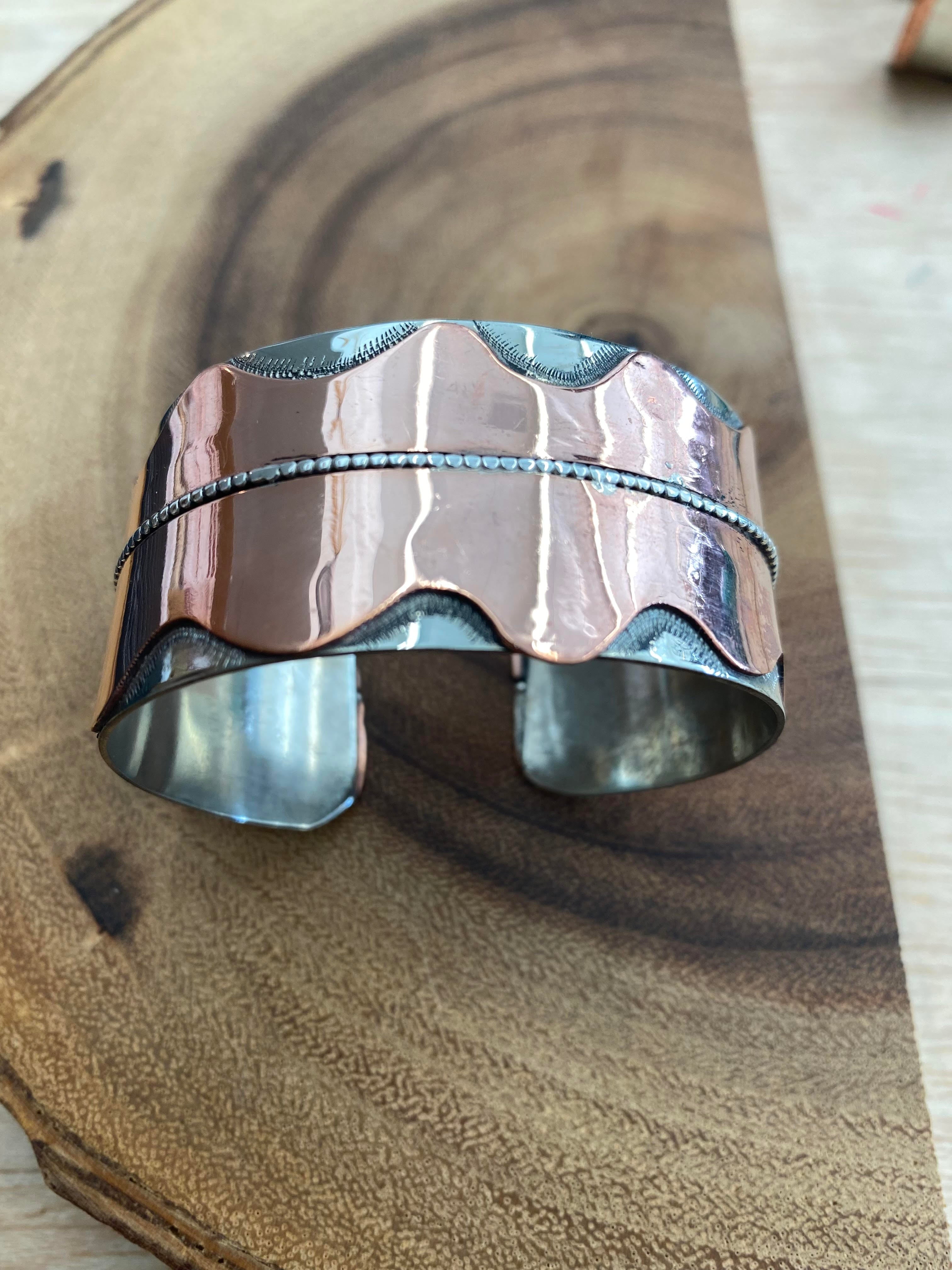 Copper and Nickel Cuffs by John Meyer - These Hands Makers Collective