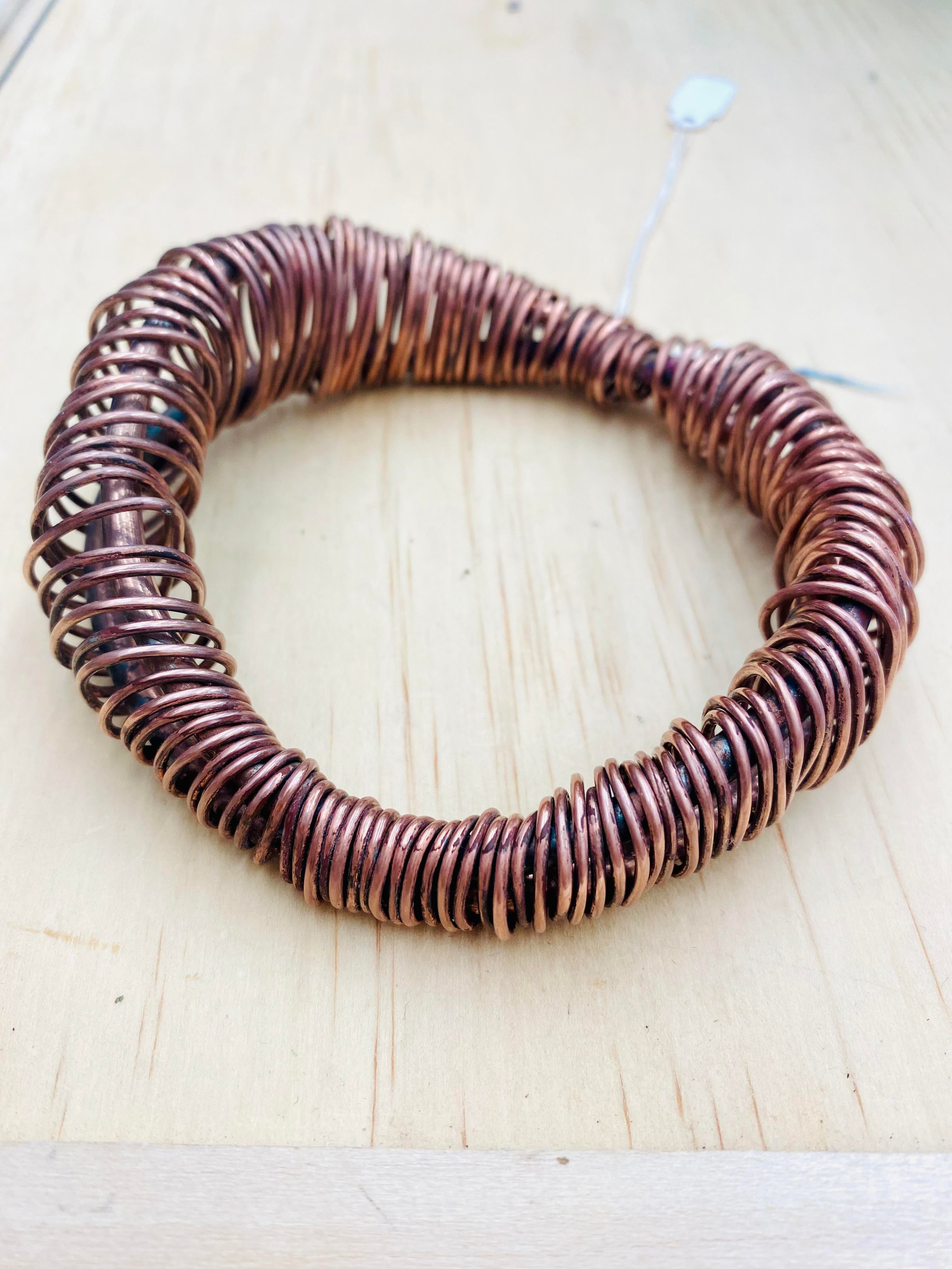 Copper Spiral bracelet by John Meyer - These Hands Makers Collective