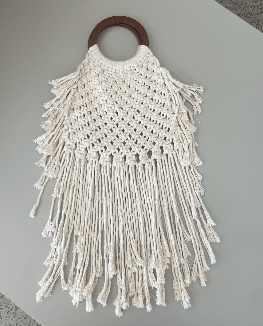 Handmade Macrame Purse - These Hands Makers Collective