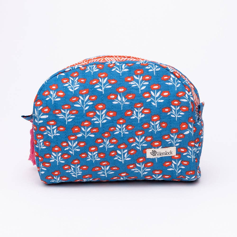 Juliet Small Quilted Scallop Zipper Pouch - These Hands Makers Collective