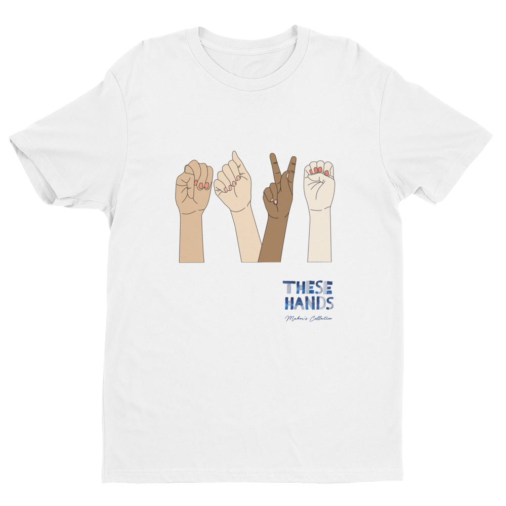 M.A.K.E. Sign Language Short Sleeve T-shirt - These Hands Makers Collective