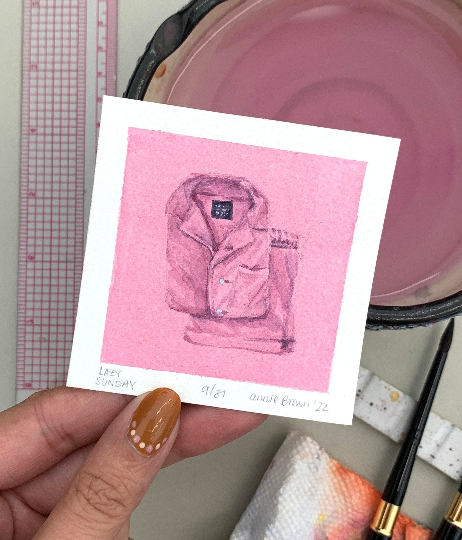 Mini Original Art - By Annie Brown - These Hands Makers Collective