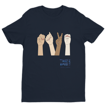 Load image into Gallery viewer, M.A.K.E. Sign Language Short Sleeve T-shirt