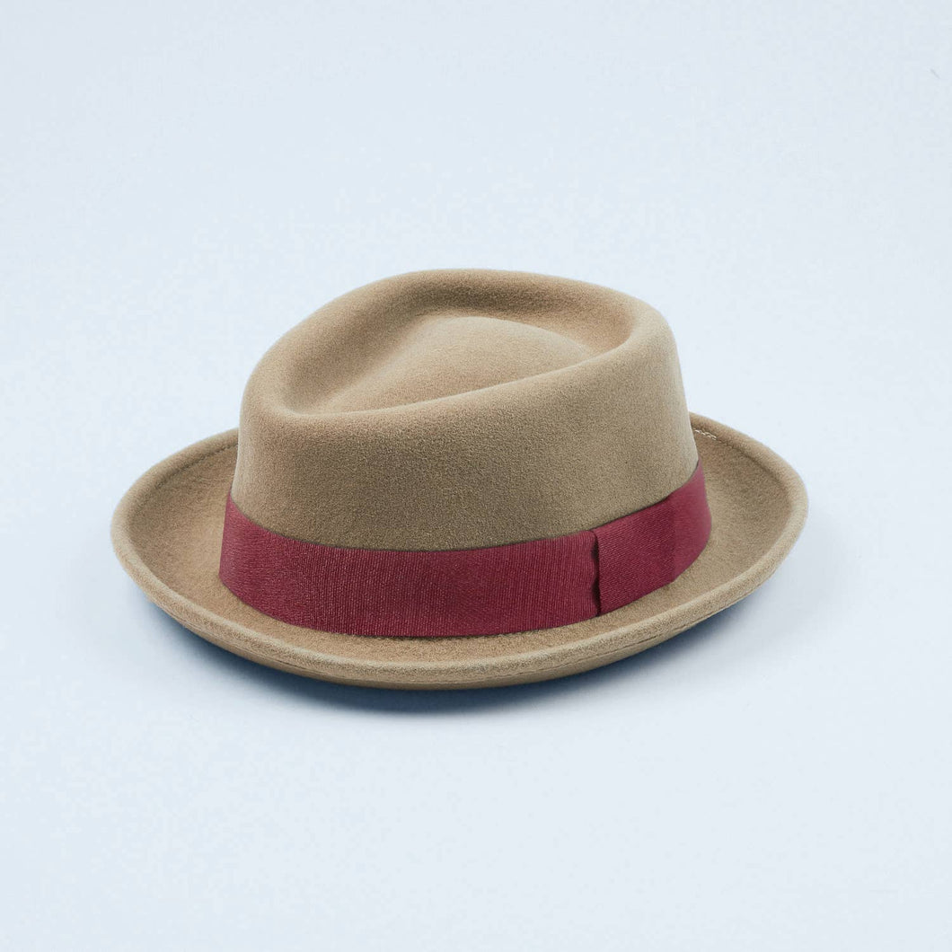 Santa Fe Beige Urban Felt Hat - Unisex - These Hands Makers Collective