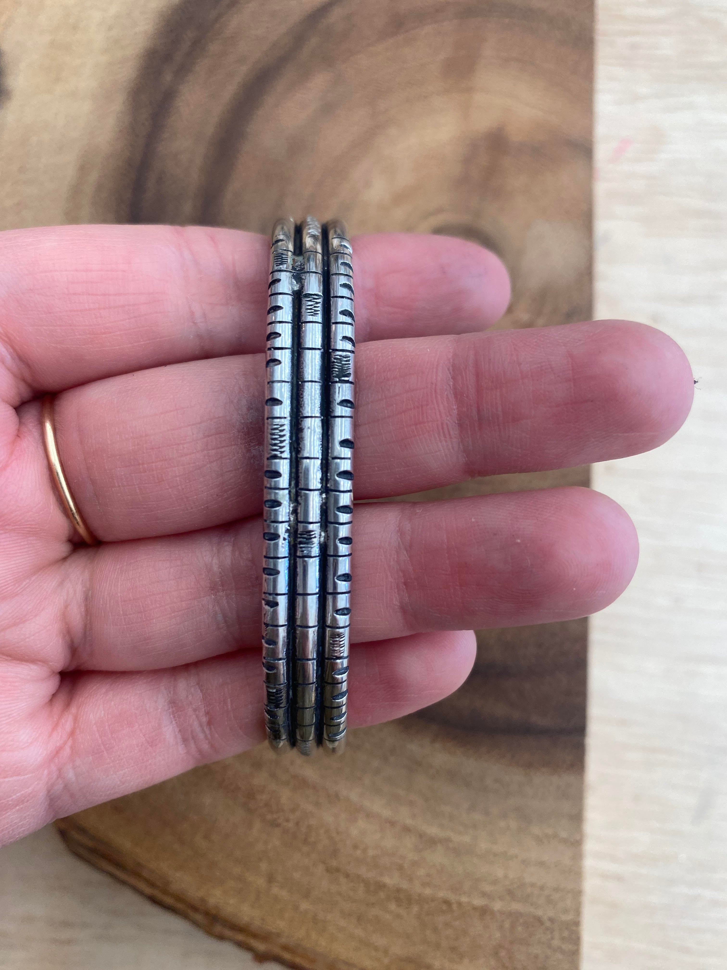 Thin Sterling Silver Cuffs by John Meyer - These Hands Makers Collective