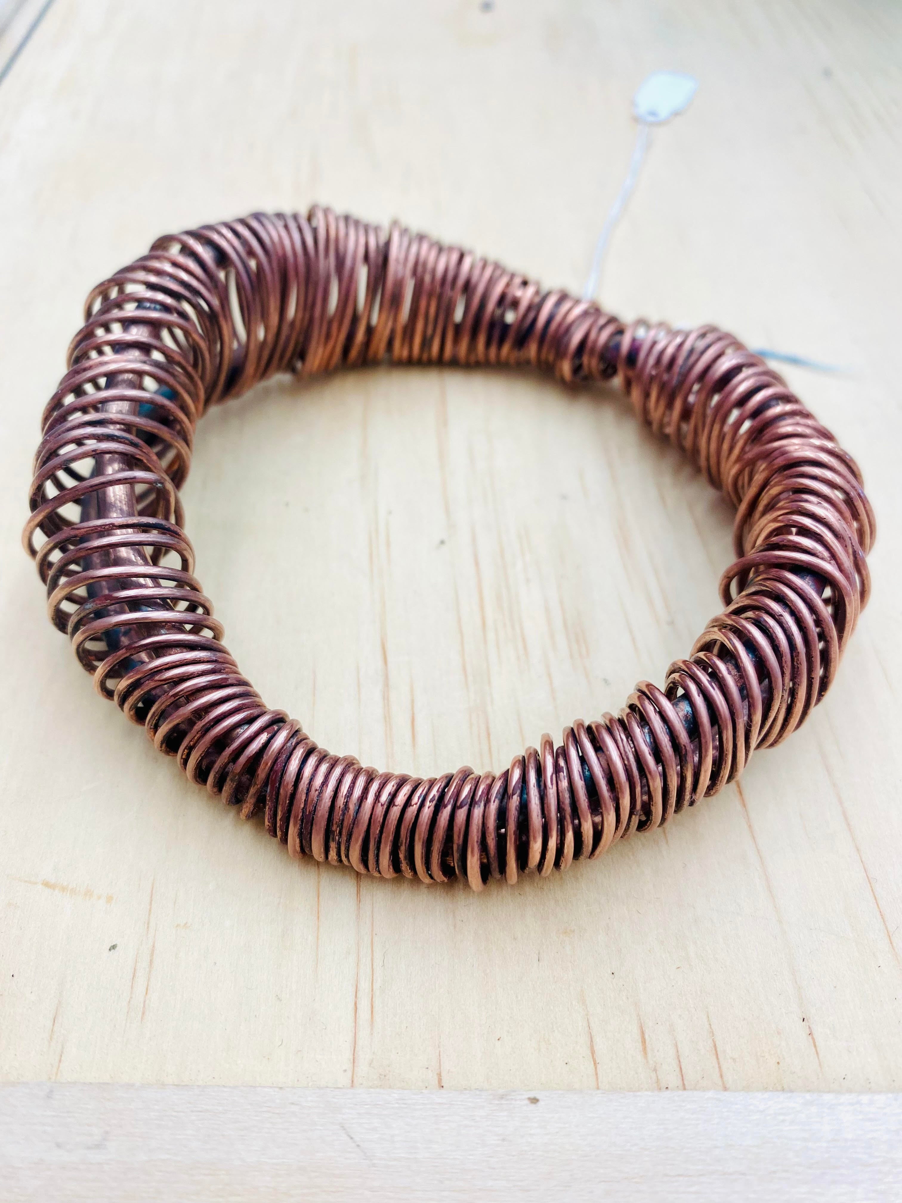 Copper Spiral bracelet by John Meyer