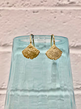 Load image into Gallery viewer, Ginkgo Leaf Earrings by John Meyer