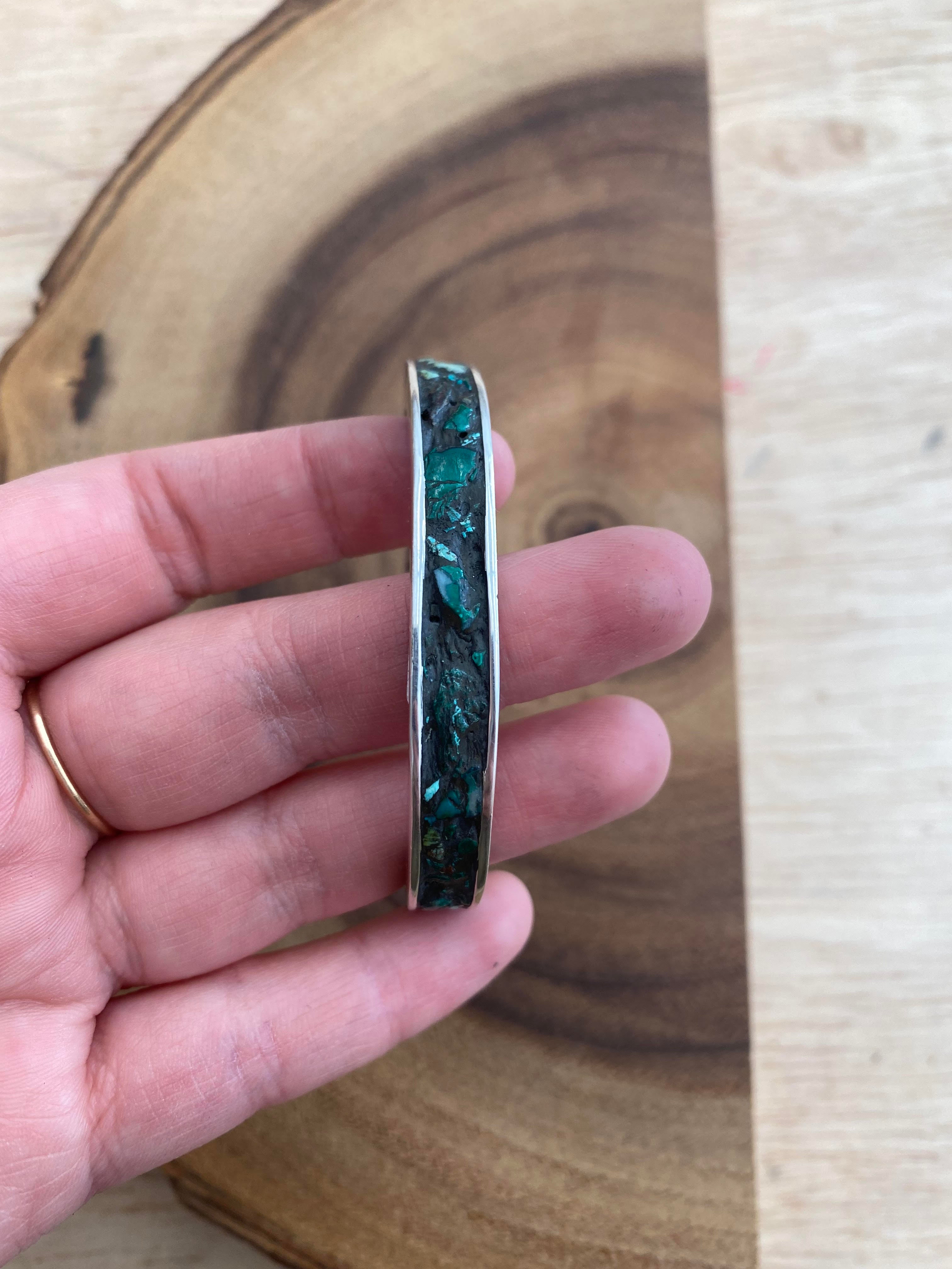 Thin Turquoise Cuffs by John Meyer