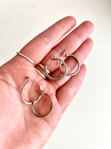 Sterling Silver Hoop Earrings by John Meyer