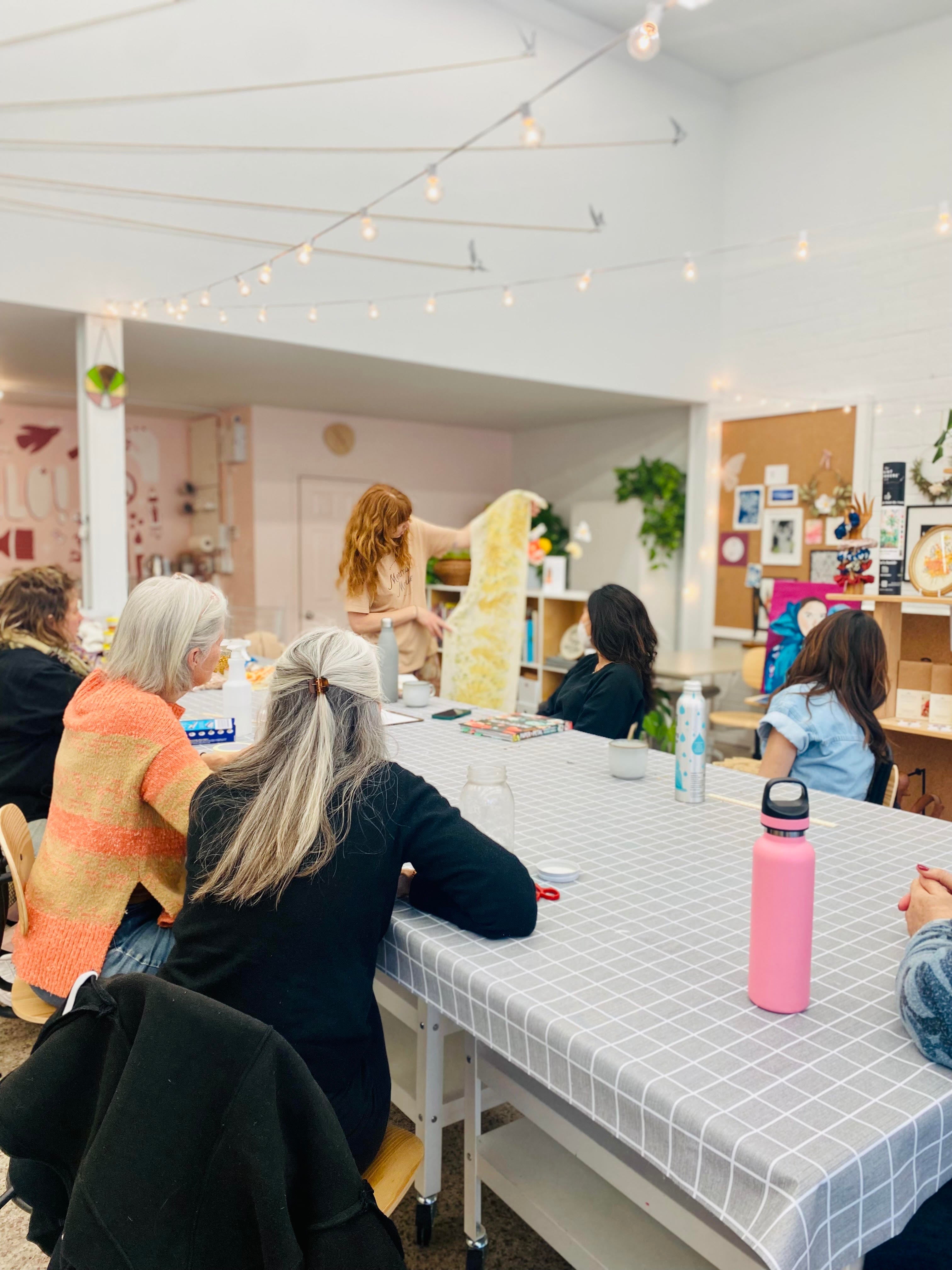 JAN 19th IN-PERSON - Natural Dyeing Two Ways with Thunder Textile