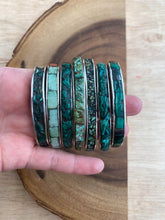 Load image into Gallery viewer, Thin Turquoise Cuffs by John Meyer