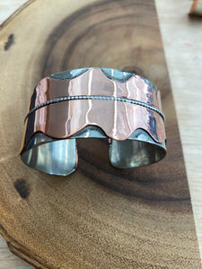 Copper and Nickel Cuffs by John Meyer