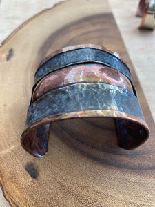 Copper and Nickel Cuffs by John Meyer