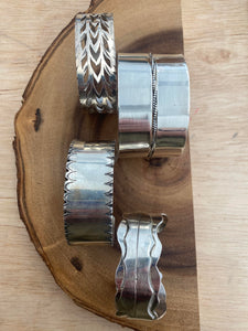 Thick Sterling Silver Cuffs by John Meyer