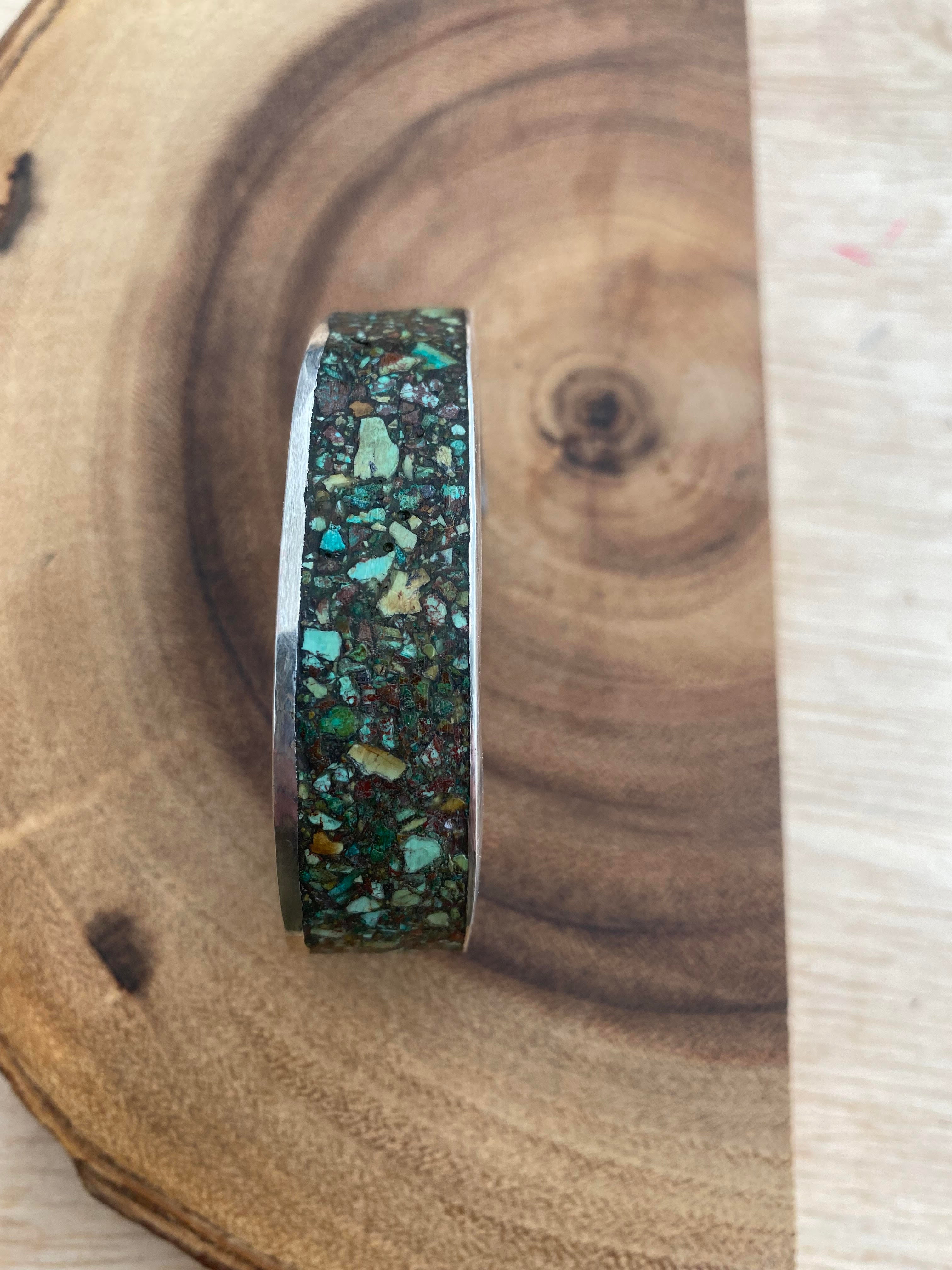 Thick Turquoise Cuffs by John Meyer